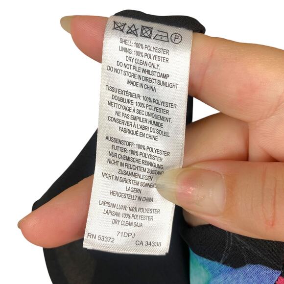 French Connection Floral Reef Fit & Flare Skater Mini Party Dress SZ 4 - Picture 12 of 13